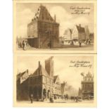 2 Postkarten Niederlande, Officieele Feestbriefkaarc Amsterdam 1913, Hugo Haase AG, Hannover. Sehr