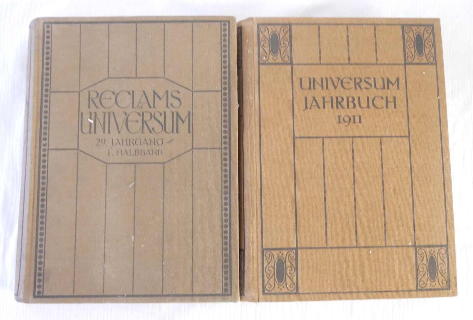 2 Universums Jahrbücher 1911/1913, bitte besichtigen!
