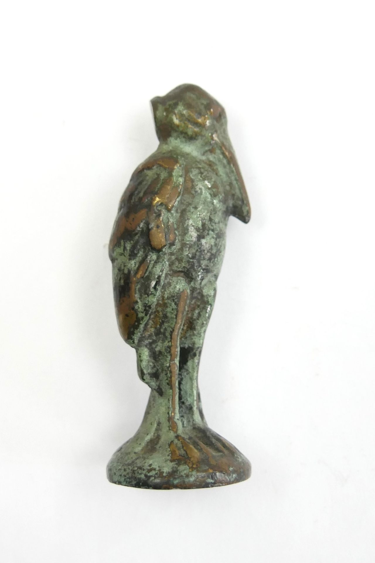 Bronzefigur Marabu, 1930er Jahre, Höhe ca. 7 cm
