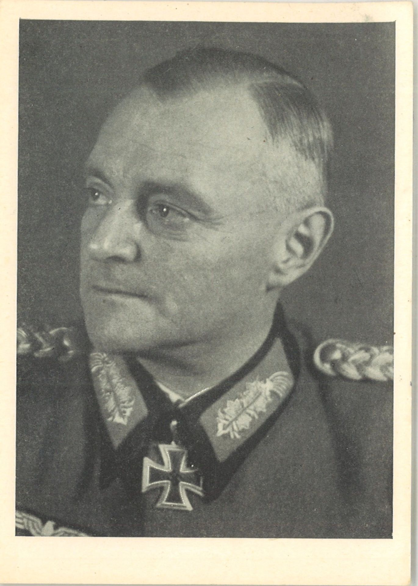 Feldpostkarte. Divisionsfeldpostkarte Generalmajor Merker