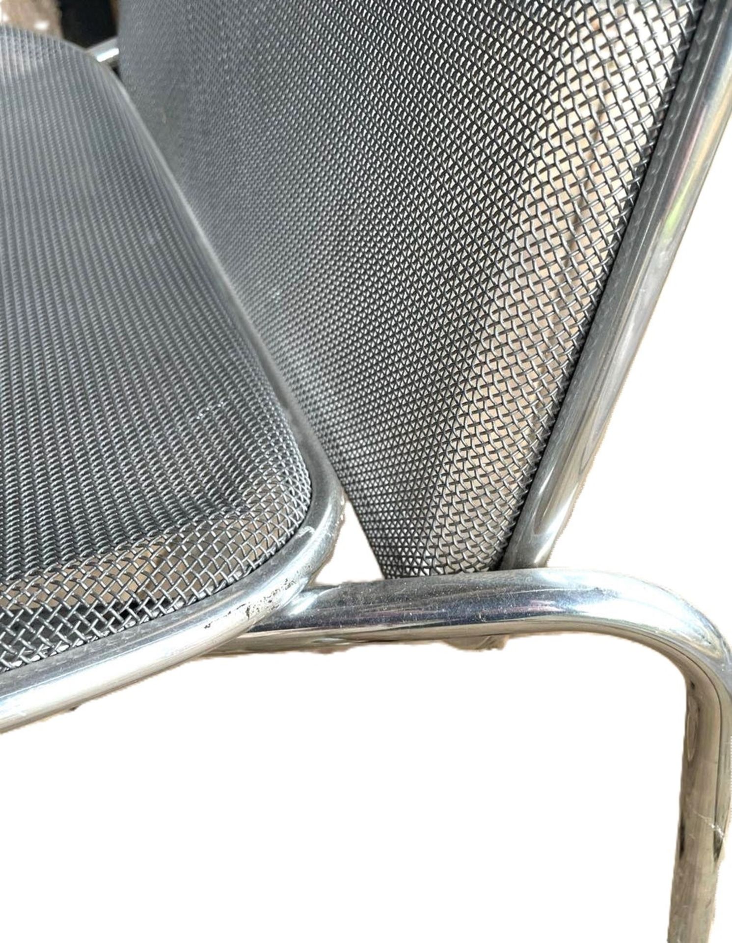 wohl Firma Knoll, Metall Longchair, Sitzfläche abnehmbar, Designklassiker aus den 80er Jahren. - Image 3 of 3