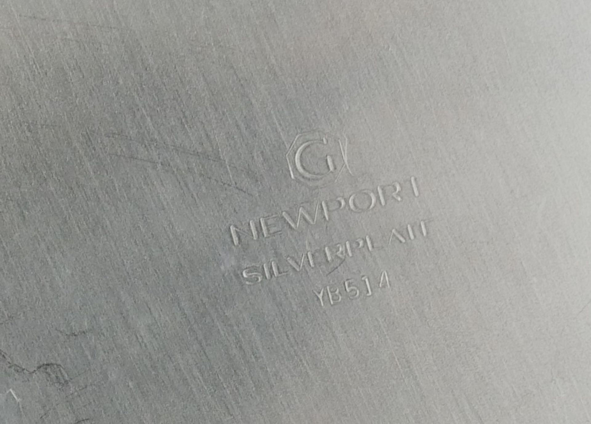 Newport Silverplate YB514, versilberte Schüssel mit Deckel, Innen mit Glasauflaufform. - Image 4 of 4