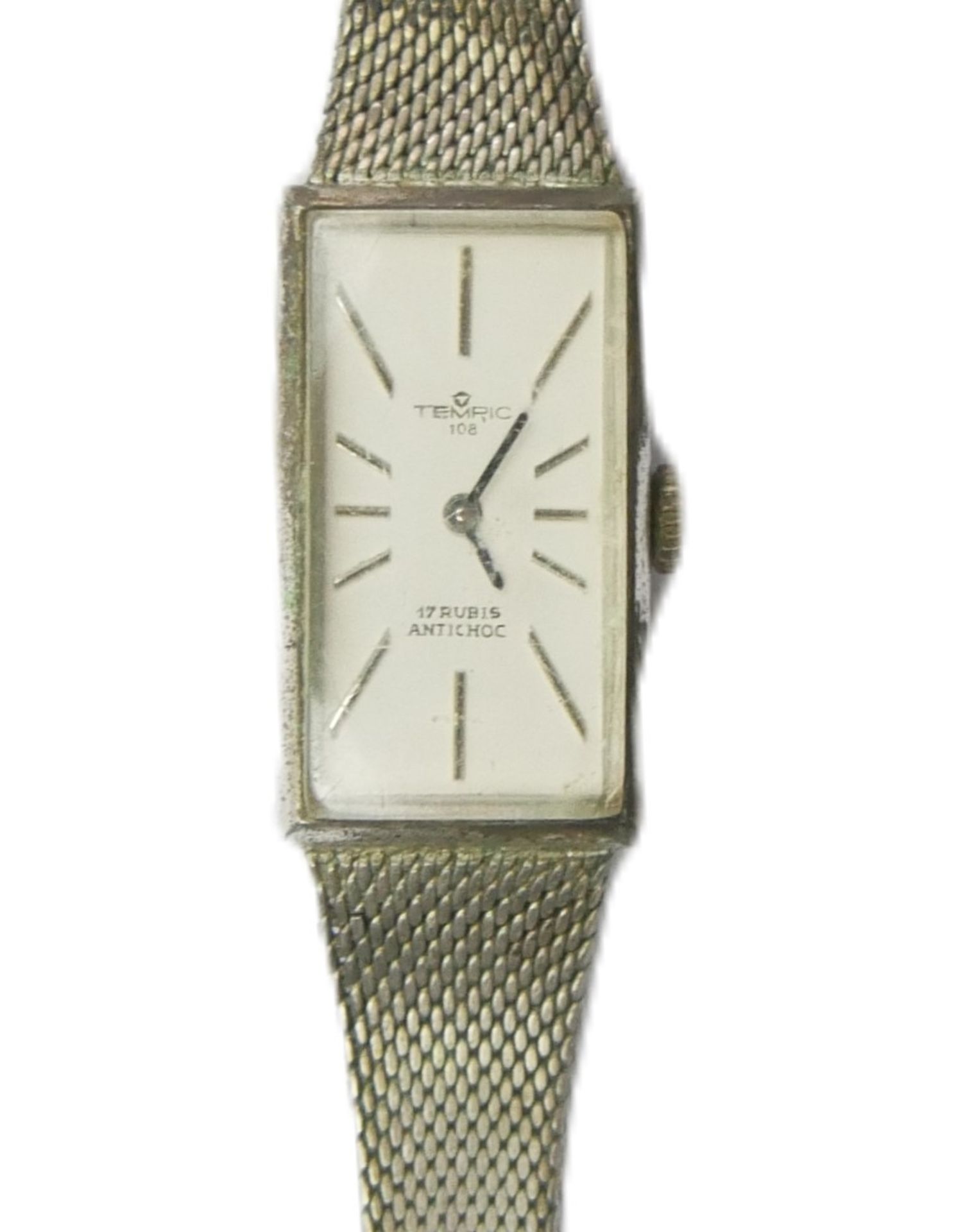 Damen Armbanduhr TEMPIC, 835er Silber. Mechanisch, Funktion geprüft - Image 2 of 2