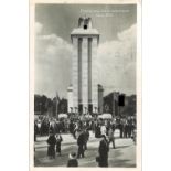 Postkarte "Exposition Internationale Paris 1937" Pavillon de L´Allemagne, gelaufen