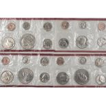 USA, Lot Kursmünzensätze, 3 x 1976 und 1 x 1987. Qualität: stgl.