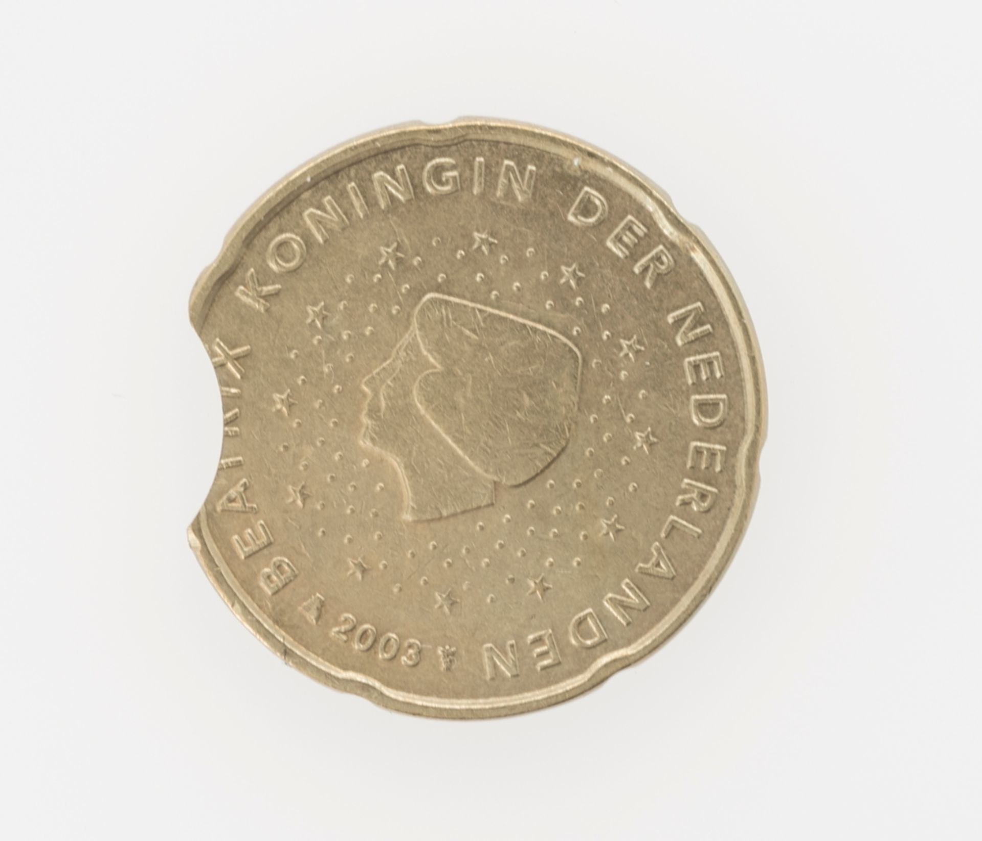Niederlande 2003, 20 Cent - Münze Fehlprägung: Zainende. - Bild 2 aus 2