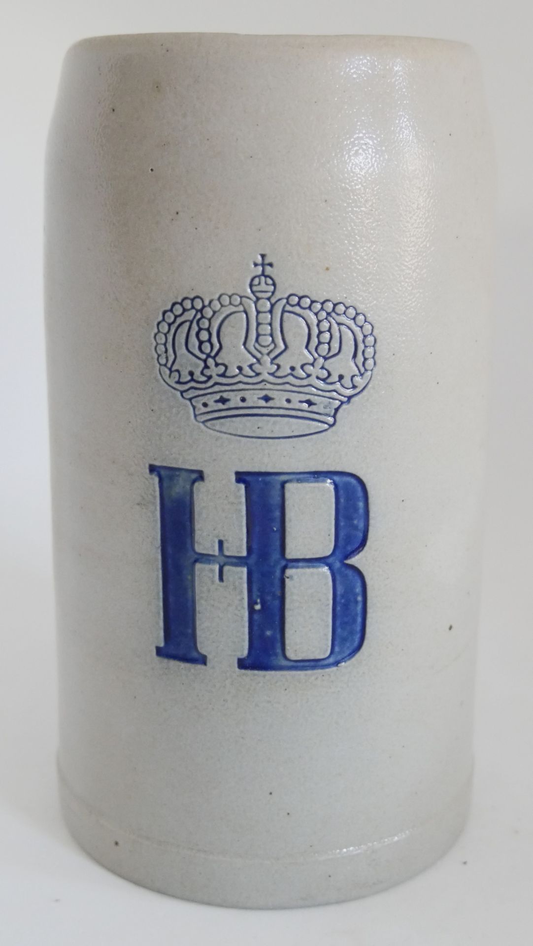 Keramik Bierkrug "HB". Höhe ca. 18 cm