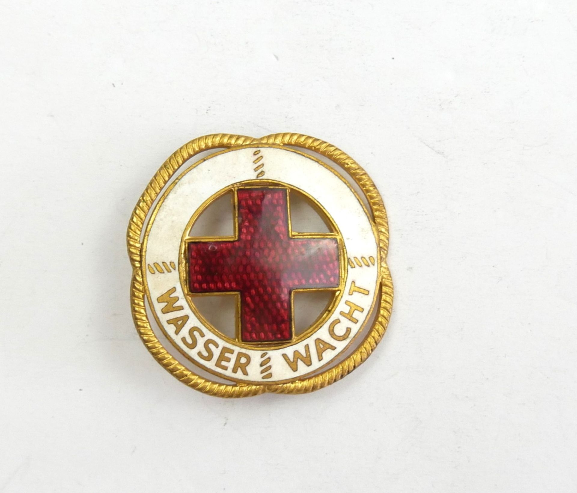 Großes Wasserwacht Rot Kreuz Ehrenabzeichen emailliert, 60er Jahre.