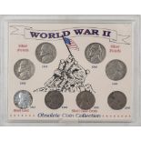USA, World War II - Obsolete Coin Collection. Qualität: stgl.