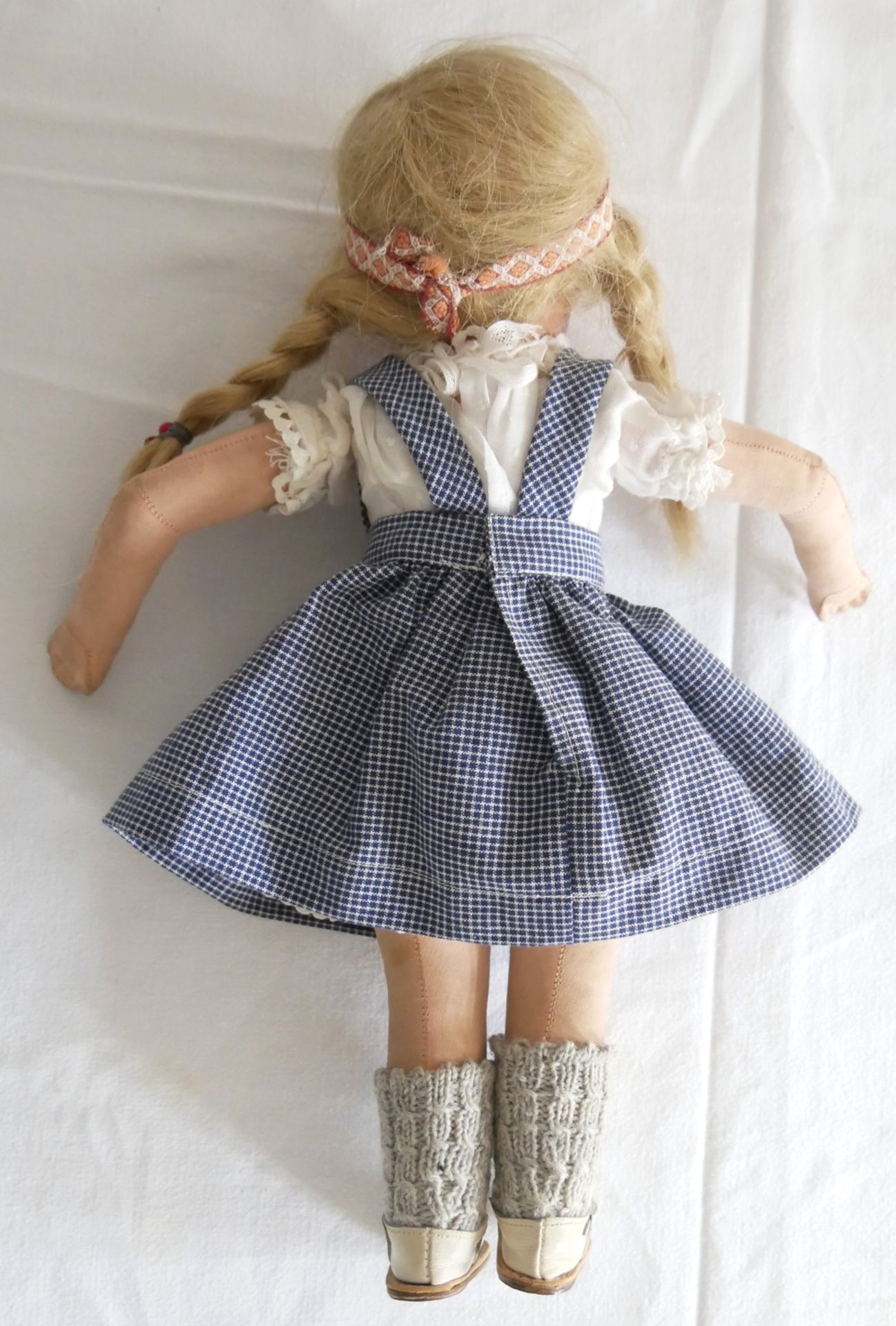 Alte Käthe Kruse Puppe, Höhe ca. 36 cm in original Kleidung guter Zustand - Image 3 of 4