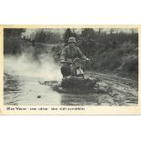 Wehrmacht - Bildserie 184/53 "50 cm Wasser - zwar schwer - aber nicht aussichtslos", gelaufen