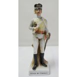 Porzellan Figur -Napoleonische Kriege- "Officier des Chasseurs" Höhe ca. 21,5 cm