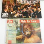 2 alte Spiele "Meisterwerke - Das Kunstauktions-Spiel sowie "Ein Platz für Tiere". Auf