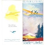 Deutsche Lufthansa - Vorteile der Luftreise. Werbebroschüre.