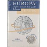 Frankreich 1999, Silbermedaille Monnaie de Paris Europa - monnaie parité. Umrechnung Euro -
