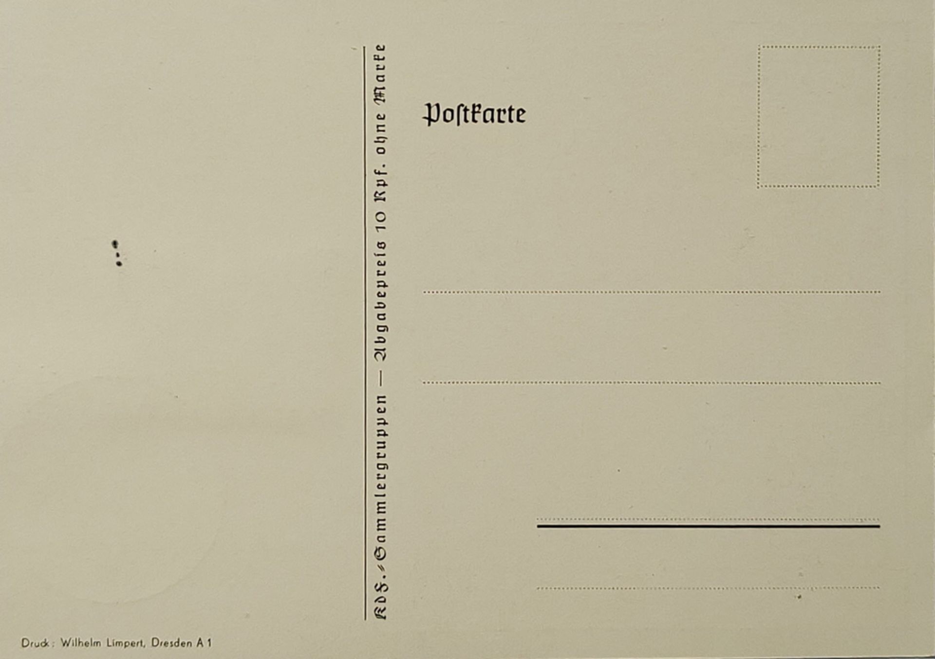 Sonderkarte Deutsches Reich Heidelberg 1941 "Schloßruine in Heidelberg" - Image 2 of 2