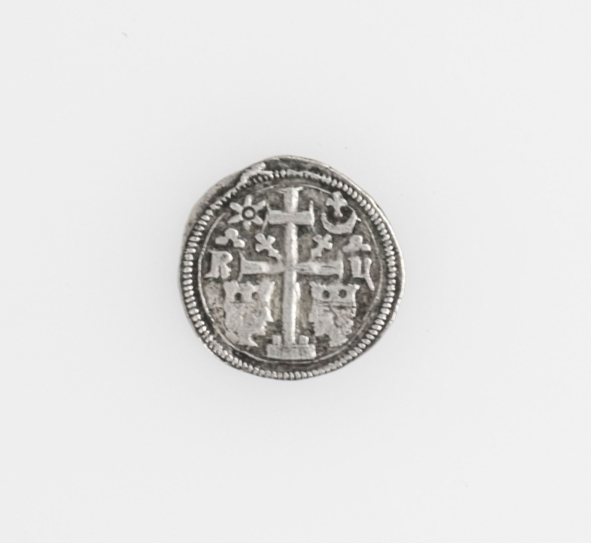 Königreich Ungarn o.J., Denar, Silber. Bela IV. Vs.: Marder nach links springend zwischen zwei - Bild 2 aus 2