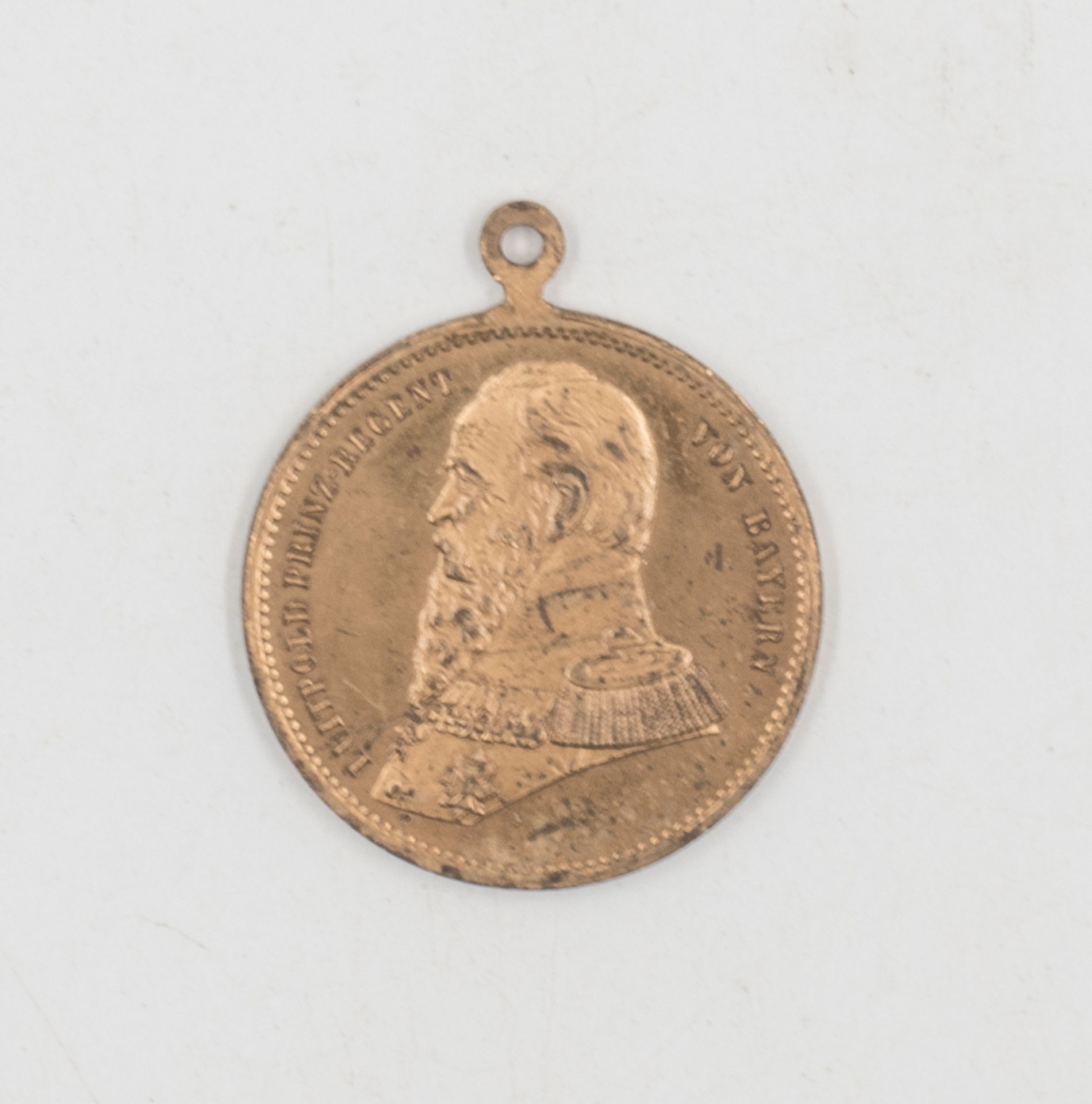 Medaille Landwirtschaftliches Bezirksfest Hilpoltstein 1901. Durchmesser: ca. 29 mm.