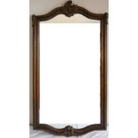Spiegel im Holzrahmen, Höhe ca. 85 cm, Breite ca. 43 cm