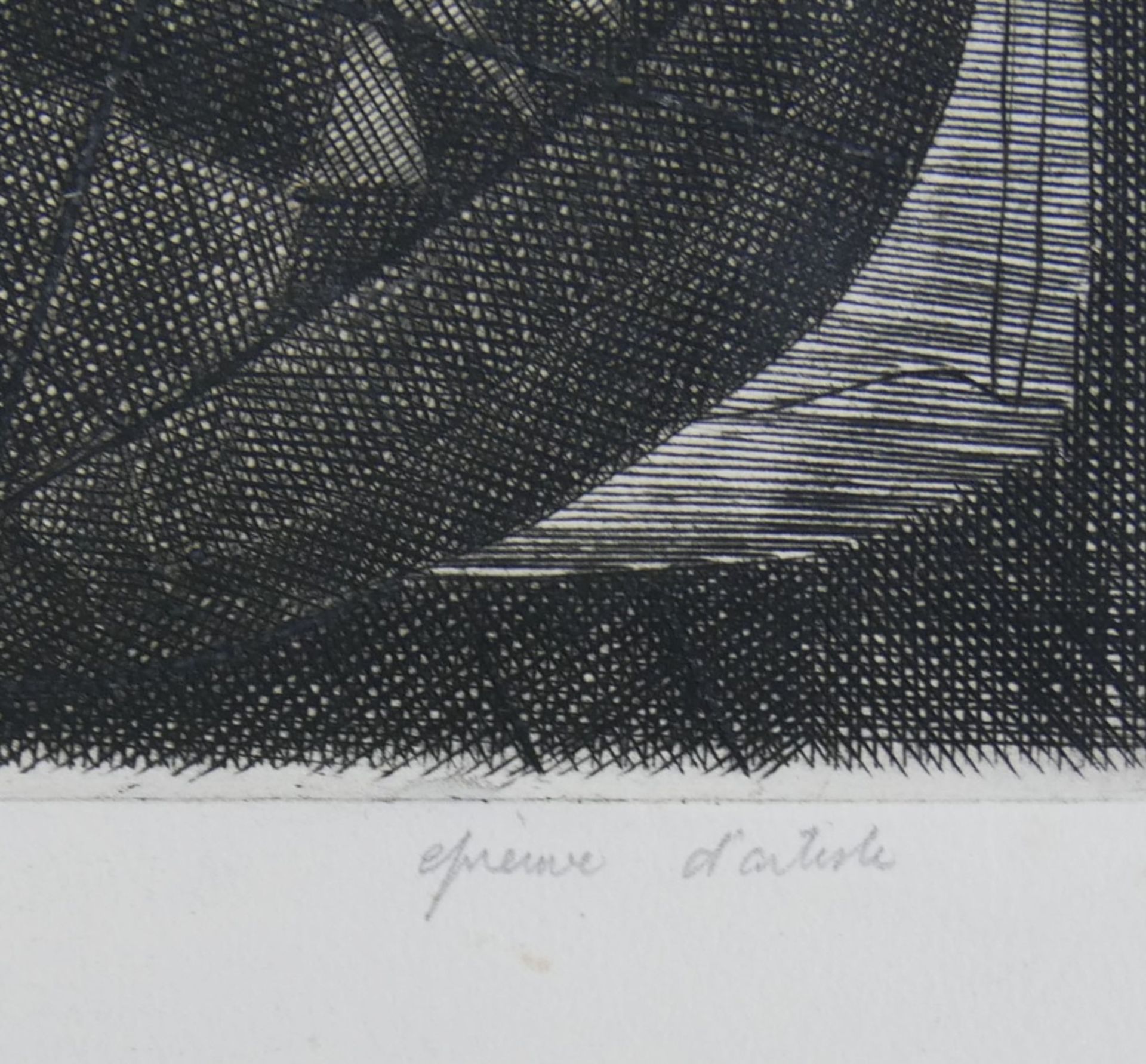 Radierung Henry Georges Adam 1904 - 1967. "LA DANAE" Blattmaße: ca. 38,5 x 50 cm - Bild 2 aus 3