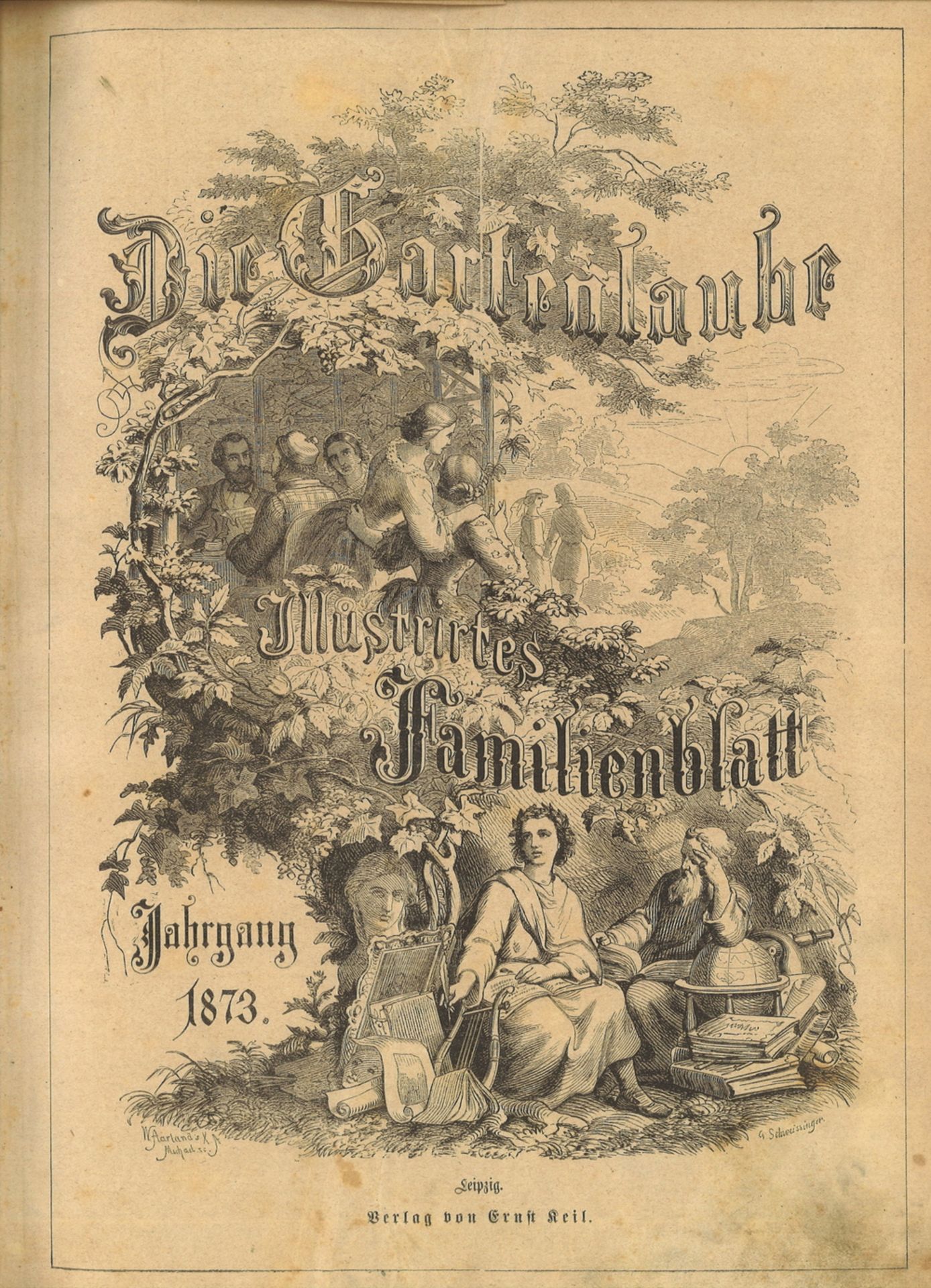 Die Gartenlaube. Illustriertes Familienblatt. Jahrgang 1873. Verlag: Ernst Keil, Leipzig 1873.