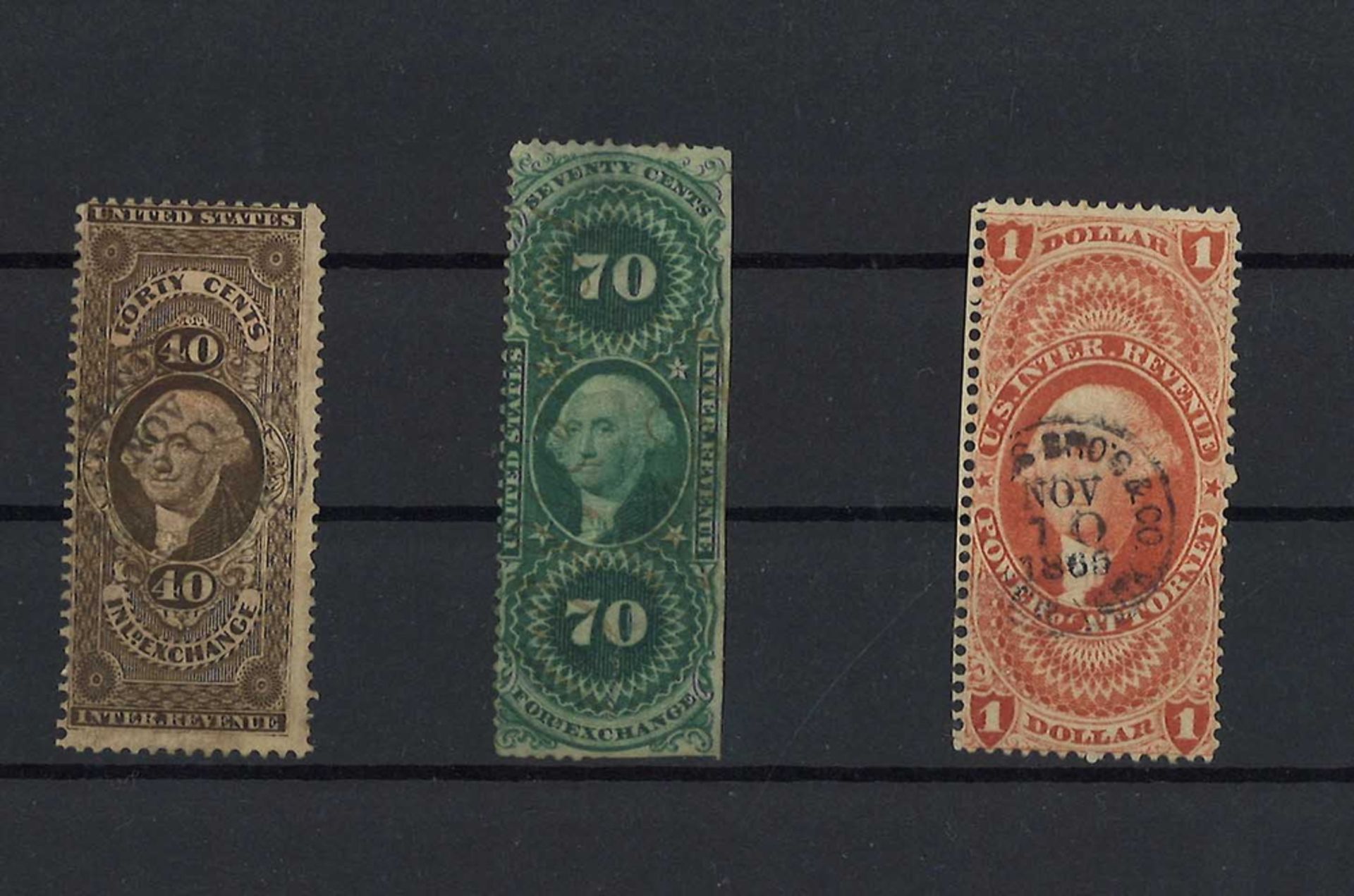 Lot USA Revenue Stamps