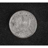 China Republik 1914/1920, 2 Jiao - Silbermünze. Erhaltung: ss.