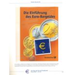 Der Weg zum Euro auf Briefmarken. Zwölf Länder - ein Ziel. Mit allen Euromarken, postfrisch.