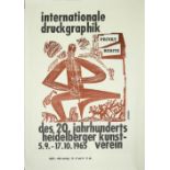 Internationale Druckgraphik des 20. Jahrhunderts Heidelberger Kunstverein 5.9 - 17.10-1965. "