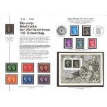Großbritannien, Sonderblatt "150 Jahre Briefmarken" vom 06.05.1990" Die industr. Revolution