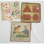 Geduldsspiel "Original Anker Richter Serie 1" um 1890. Nicht auf Vollständigkeit geprüft