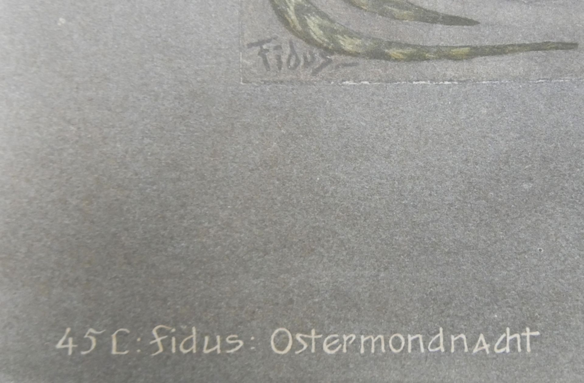 Hugo Höppener "45 L. Fidus - Ostermondnacht" Verlag des St. Georges Budes Woltersdorf bei Erkner. - Bild 2 aus 2