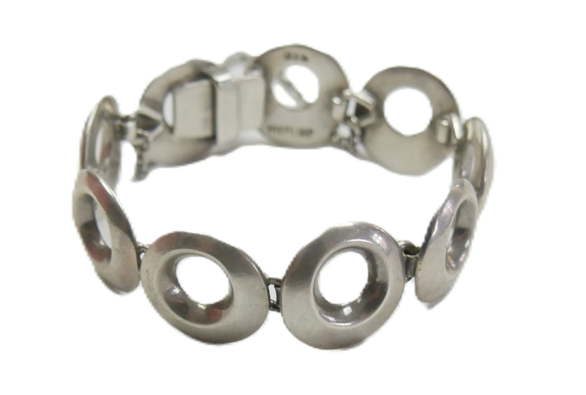 ausgefallenes Armband, gepunzt 925 Sterling. Länge ca. 15 cm