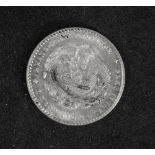China Kwang Tung, 20 Cents - Silbermünze "Drache". Erhaltung: ss.