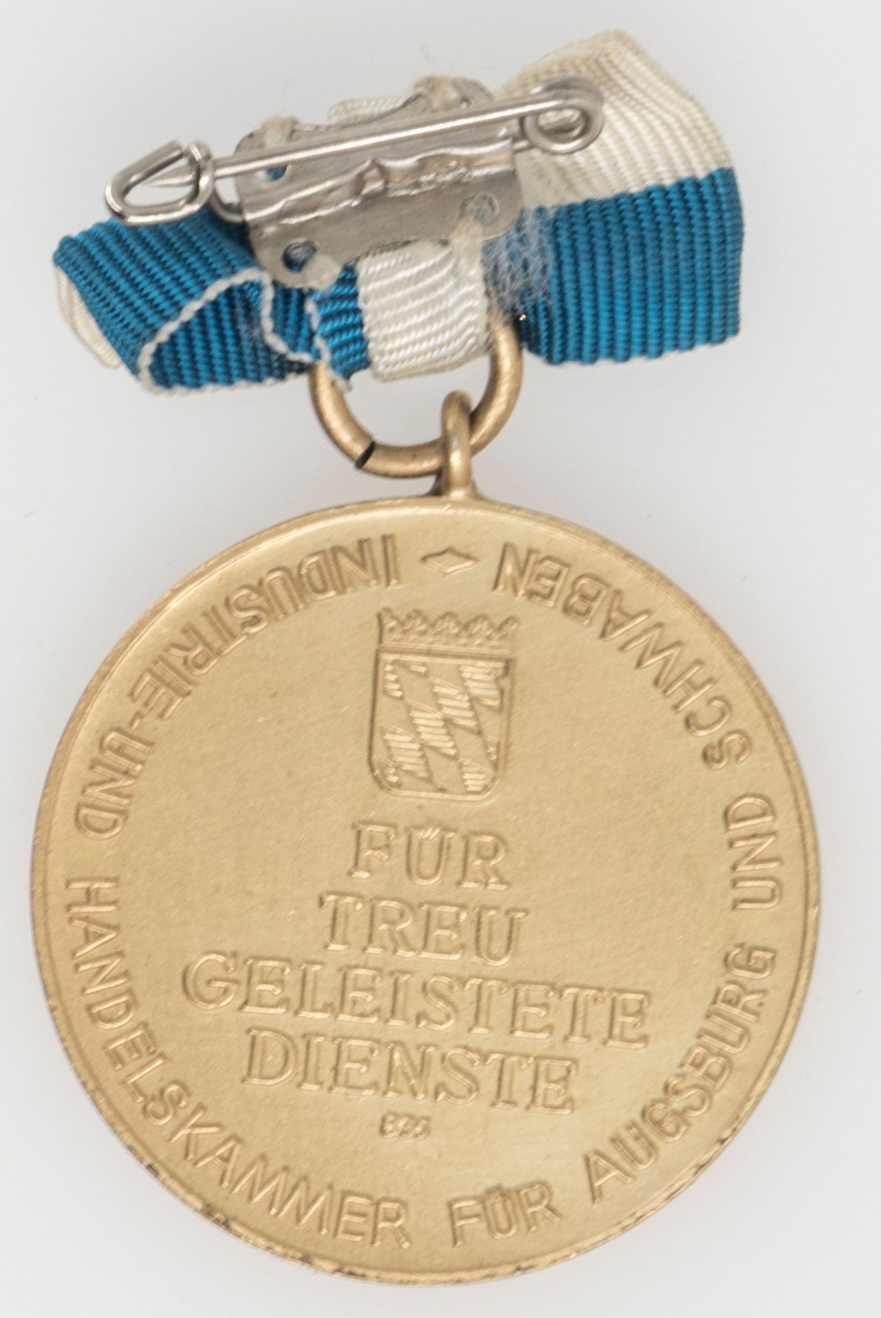 Verdienstmedaille Industrie- und Handelskammer Augsburg und Schwaben - Für treu geleistete - Bild 2 aus 2