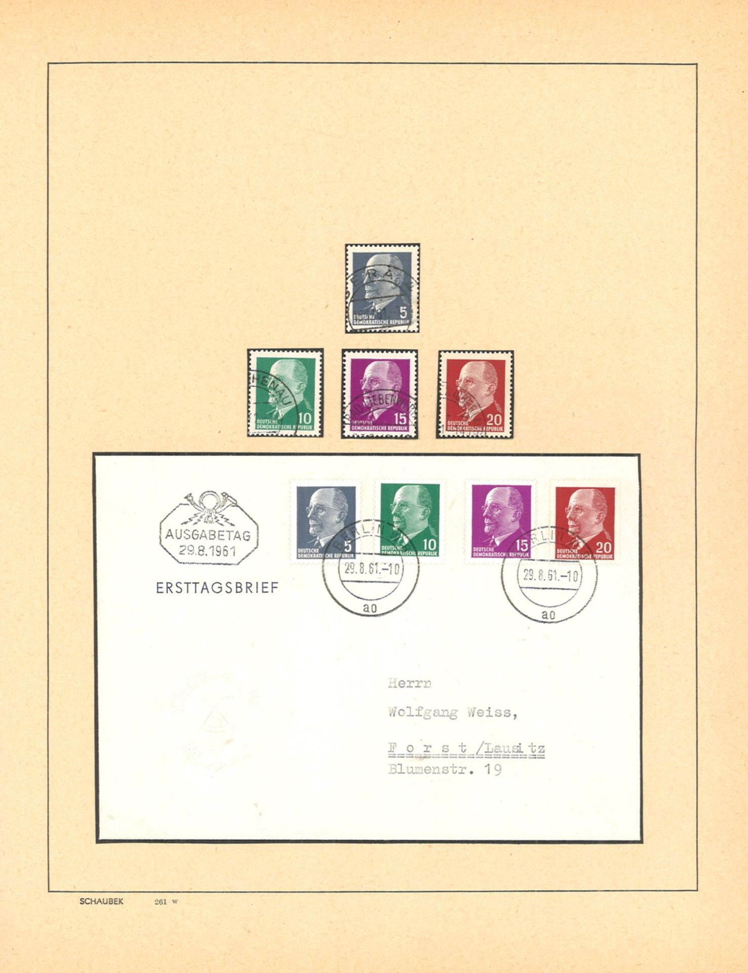 DDR Belegesammlung, über 50 Belege (FDC´s), bitte besichtigen. Achtung, es wurden nur Ausschnitte - Image 6 of 6