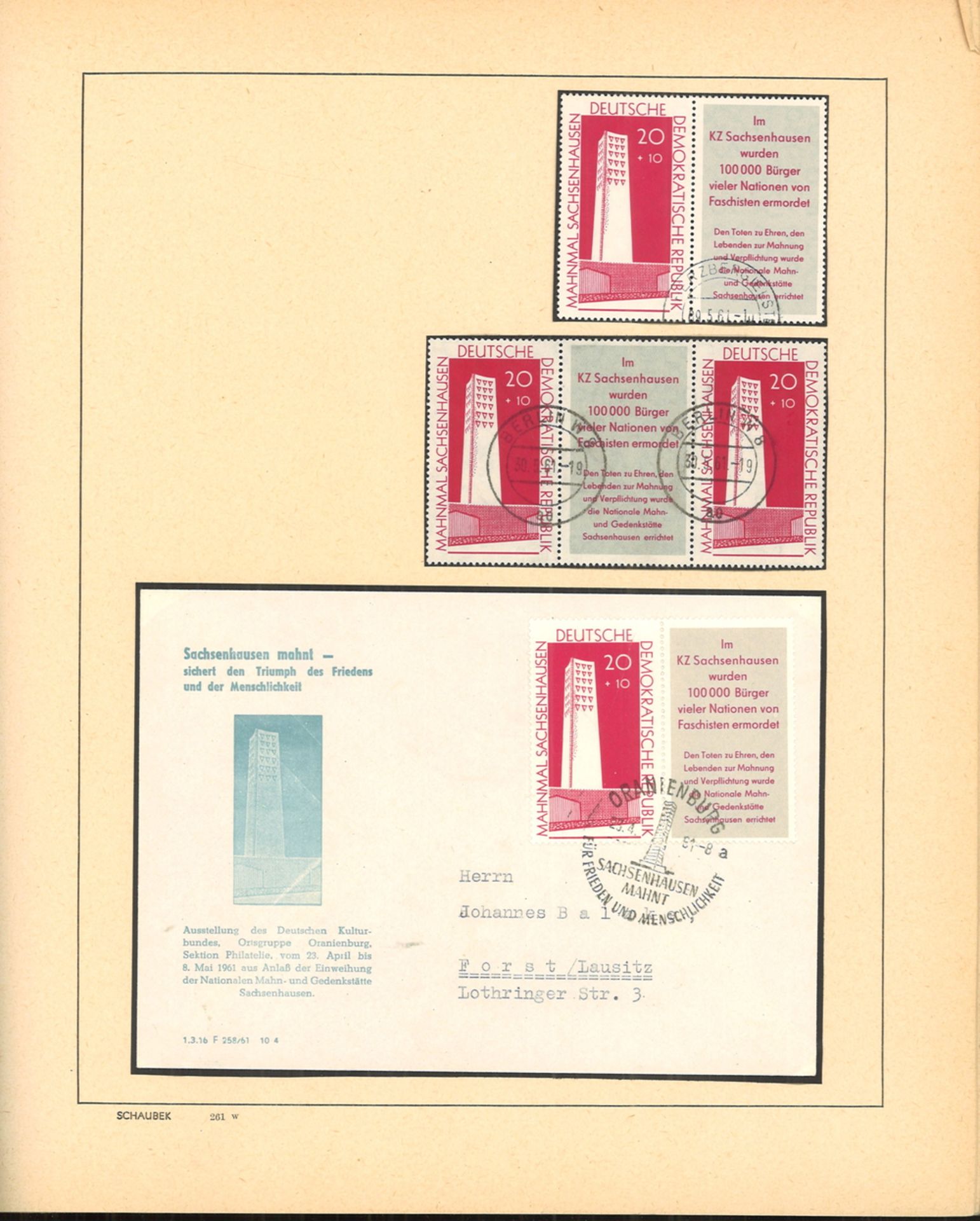 DDR Belegesammlung, über 50 Belege (FDC´s), bitte besichtigen. Achtung, es wurden nur Ausschnitte - Image 5 of 6