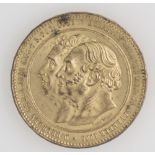 Medaille D. und Heinrich Uhlhorn, zur Vollendung der 200. Münzmaschine 1876. Randschrift: Mit