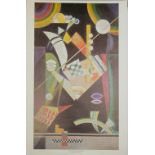 Wassily Kandinsky (1866 - 1944), "Scharfe Härte 1926", Farblithographie, Druck, Sammlung Wilhelm