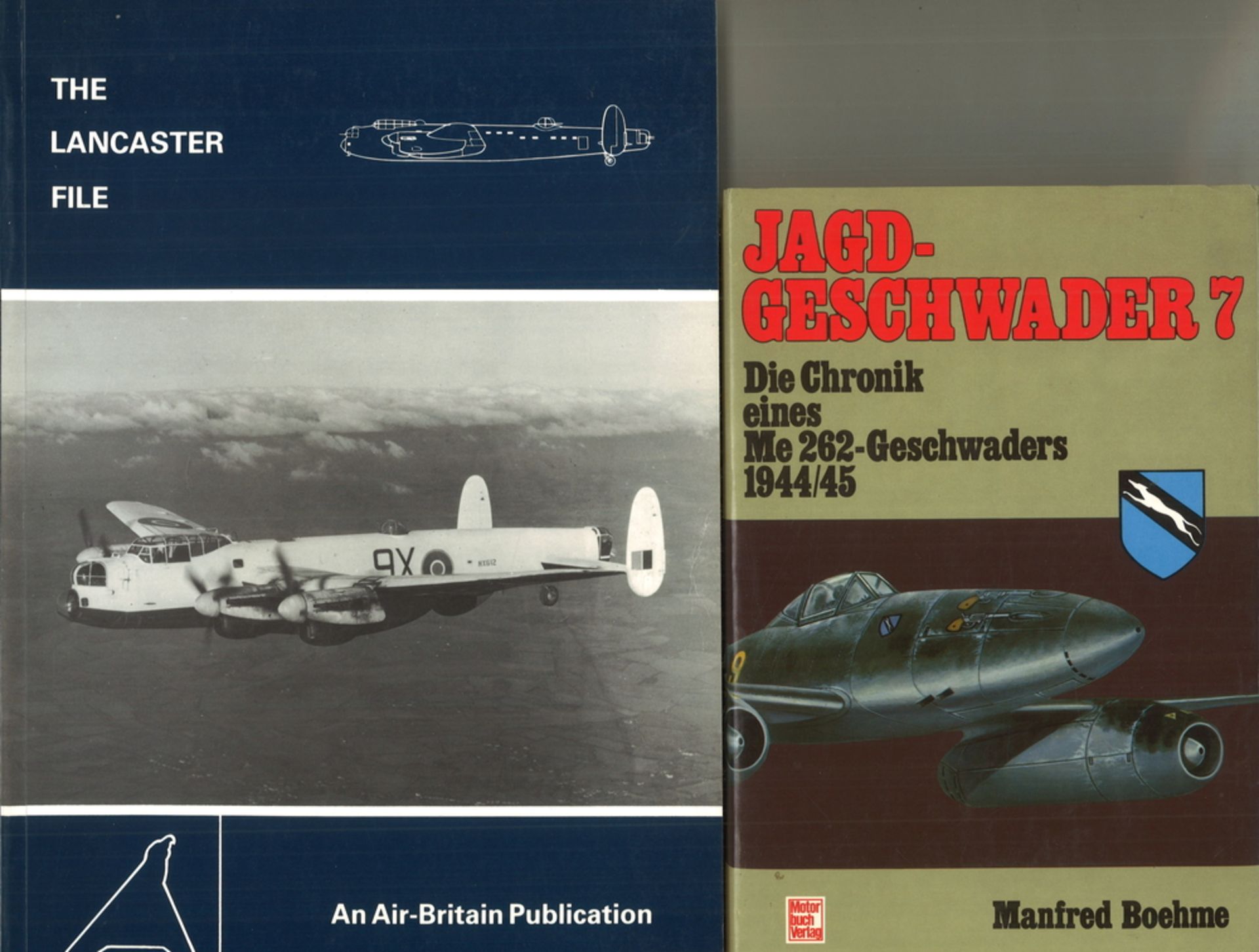 3 Bücher Luftfahrt: The Lancaster File (Englisch), ME 262 Jagdgeschwader 7, 100 Jahre Luftfahrt - - Bild 2 aus 2