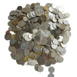 Lot Münzen alle Welt, insgesamt ca. 2,50 kg. Bitte besichtigen!