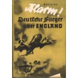 Buch 1940 "Alarm! Deutsche Flieger über England", 181 Seiten, Schutzumschlag (mit Mängeln), viele