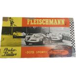 Fleischmann Auto Rallye 3015 Sport Rennbahn, mit 2 Autos, auf Vollständigkeit und Funktion nicht