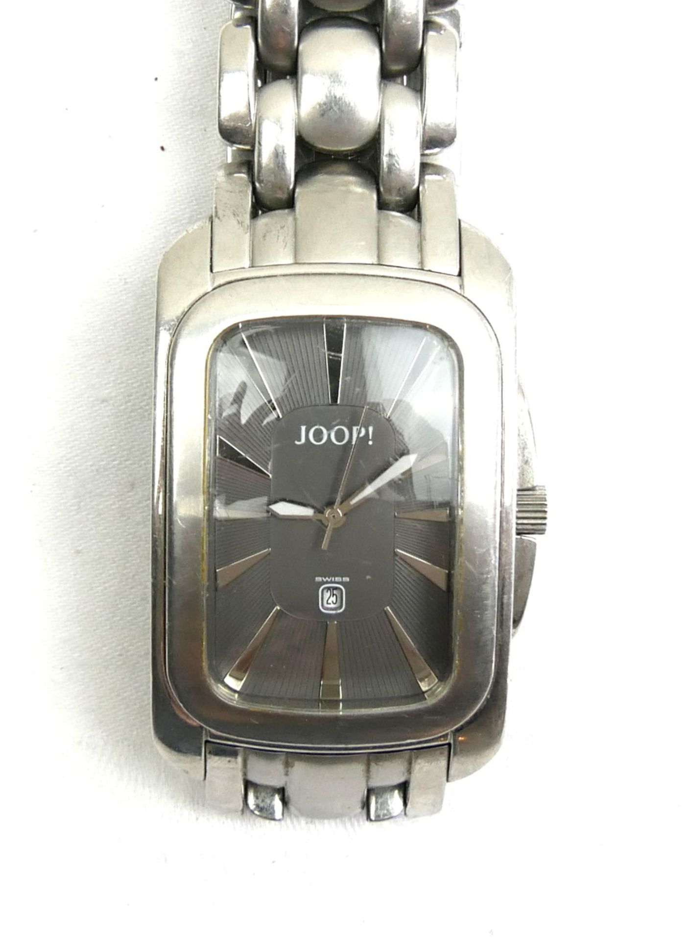 Herrenarmband Joop mit Datumsanzeige, getragener Zustand. - Bild 3 aus 3