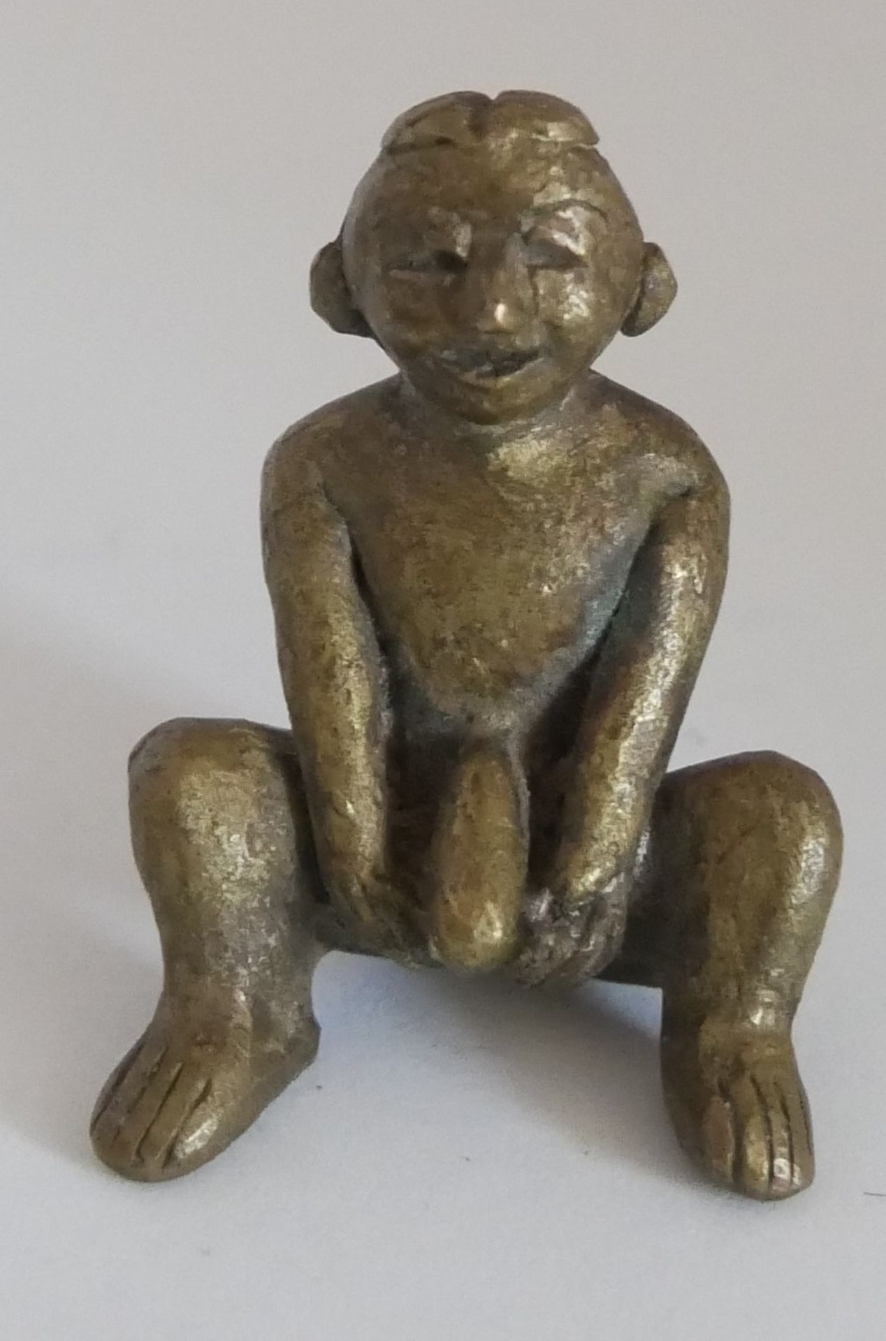 3 Bronze Figuren, wohl Thailand. Dabei Phor Per & Mae Per, beliebtes Amulett der liebenden Götter - Bild 3 aus 4