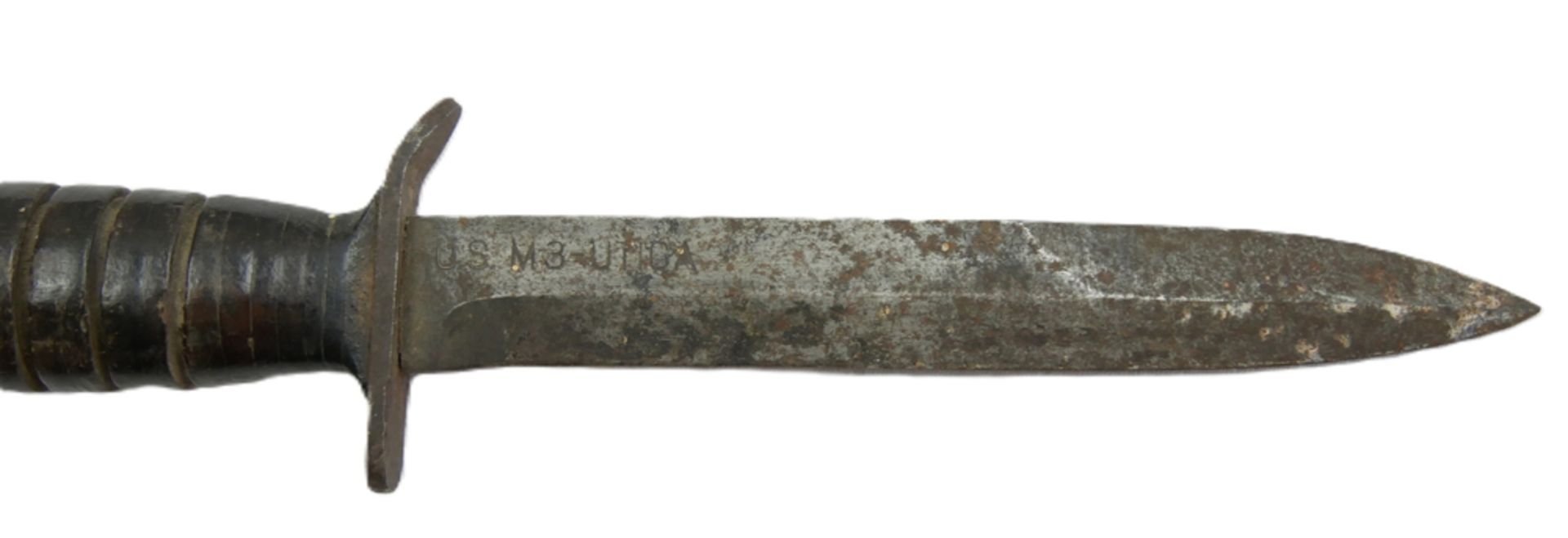 US MB UTICA Kampfmesser, 2. Weltkrieg, USA, ohne Scheide - Image 2 of 2
