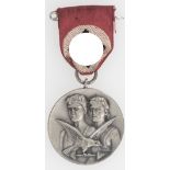 Drittes Reich, tragbare Medaille am Band 2. Bezirksfest Wurmlingen 1936. Durchmesser: c a. 34 mm.