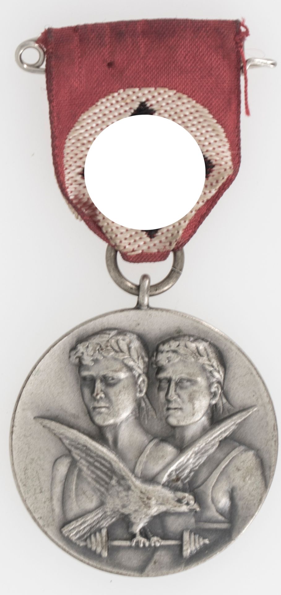 Drittes Reich, tragbare Medaille am Band 2. Bezirksfest Wurmlingen 1936. Durchmesser: c a. 34 mm.