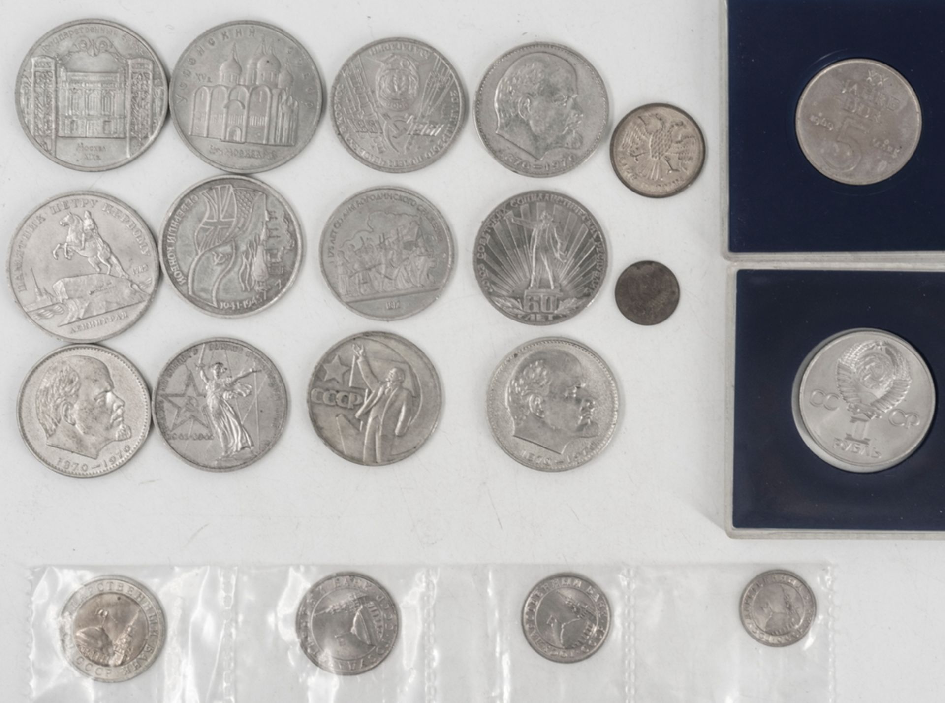 Sowjetunion, Lot Münzen.