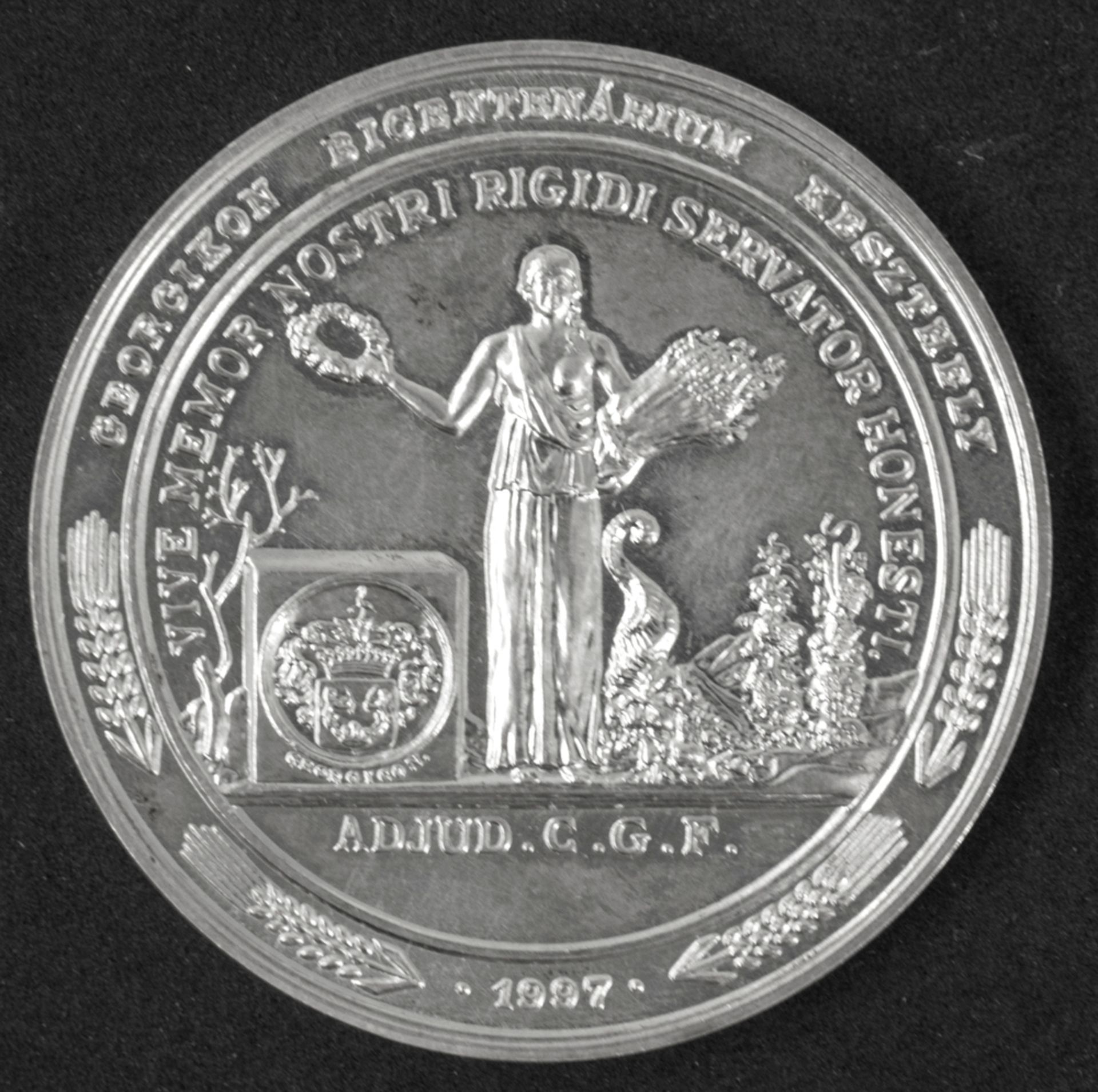 Ungarn 1801, Neuprägung einer Medaille aus dem Jahre 1801. Silber 925. Durchmesser: ca. 42 mm.